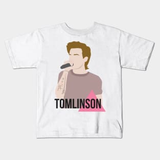 Louis Tomlinson Pink Triangle Kids T-Shirt